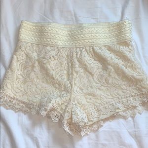 Lace shorts